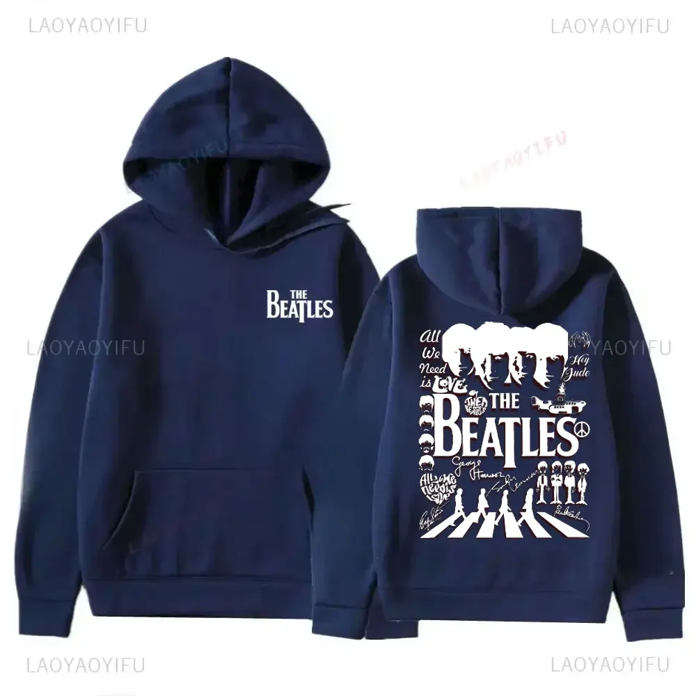 سترة نسائية بغطاء للرأس برقبة دائرية من B-Beatles بقلنسوة أوروبية وأمريكية روك كاجوال بقلنسوة جديدة في هوديس وبلوزات