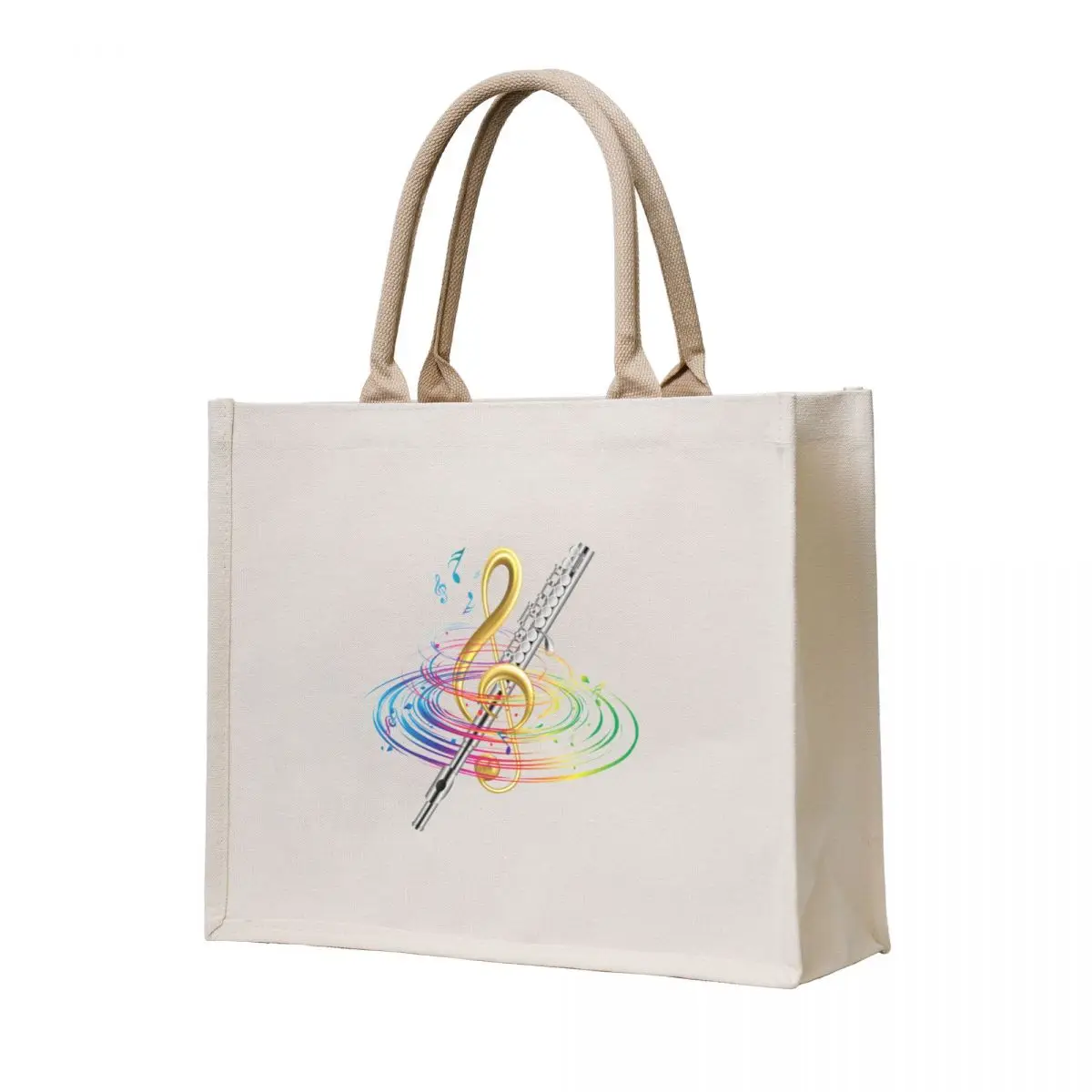 

Flutist Vintage Flute Tote Bag canvas shopping bag shopper bag women canvas Handbags tote canvas