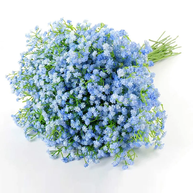 

7Pc Artificial Flowers Gypsophila Fake Flower Baby Breath DIY Bouquet Flower Arrangement for Wedding Party Event Home Decor Flor