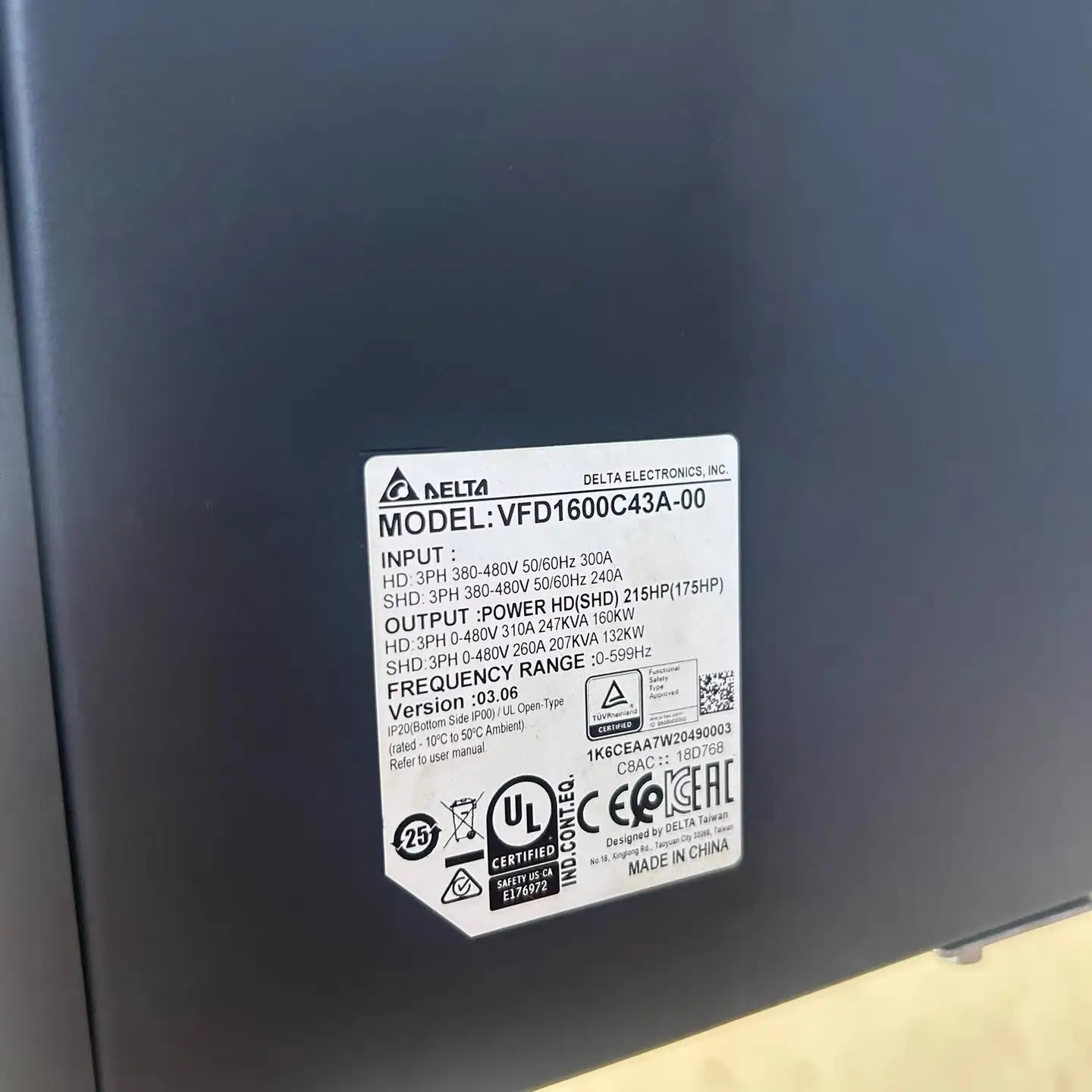 VFD1600C43A-00 Vect…