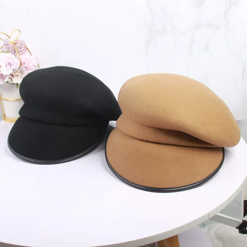 女性のためのレトロなベレー帽,カジュアルな男の子の帽子,野生のオクタゴナルキャップ,ヴィンテージ,アイビー帽子,フラットバイザー,高品質