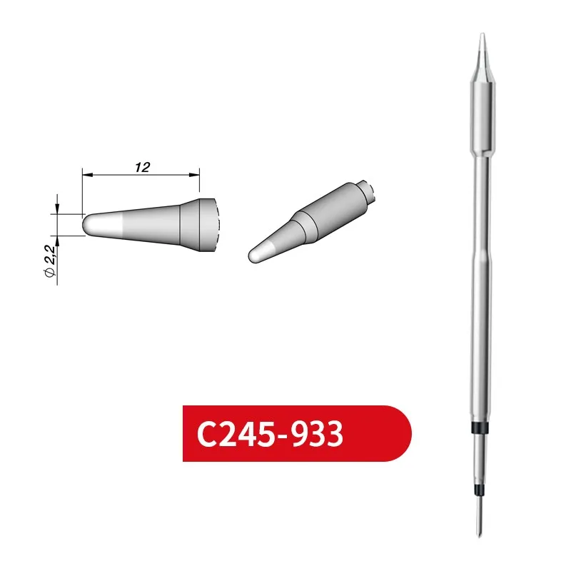 C245-933 Soldering Tip compatible for T245 Handle/Temperature Control Handle