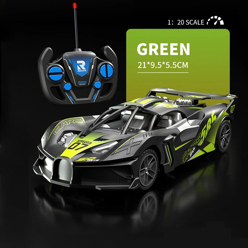 Samochód zdalnie sterowany 4Ch High-Speed Remote Control Drift Racing Car Elektryczny samochód sportowy Zabawkowy model pojazdu Zabawki dla chłopców