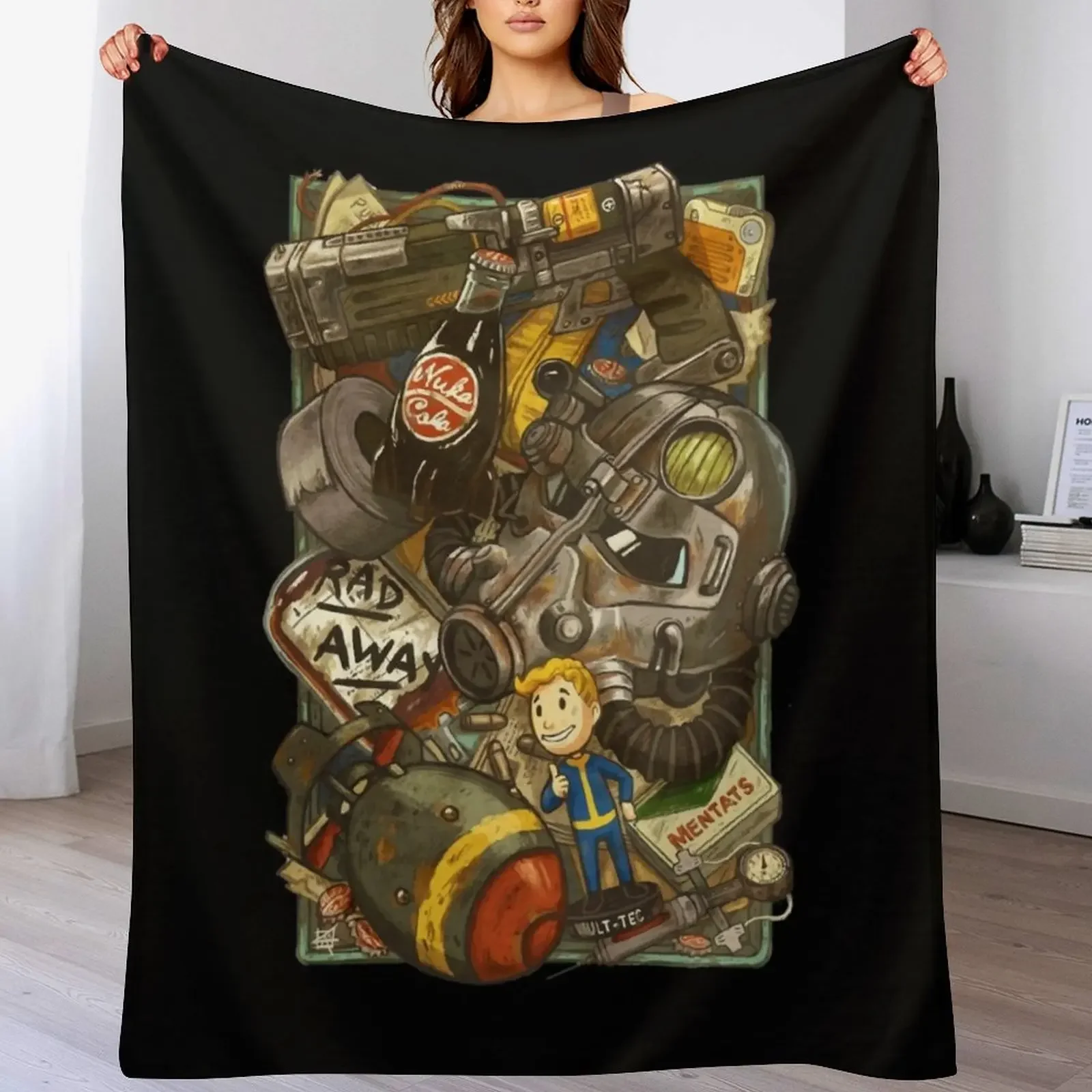 Wasteland Cache Throw Blanket Kid'S For Baby For Decorative Sofa Blankets For Bed Blankets