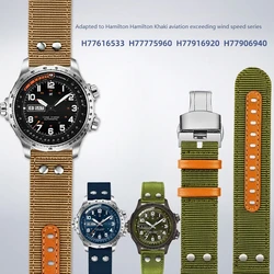 22mm Premium Quality Nylon Canvas Strap for Hamilton Khaki Watchband for Military Wristband Amazfit Gts Band Quick release