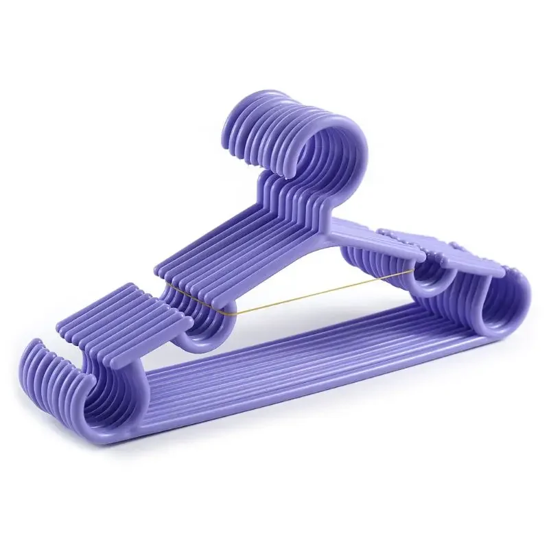 5–20 Stück Baby-Kleiderbügel für bonbonfarbene Kinder-Kleiderbügel aus Kunststoff – sicher und langlebig, kann als Kleiderbügel für Kleinkinder oder Babys verwendet werden – Detail 11