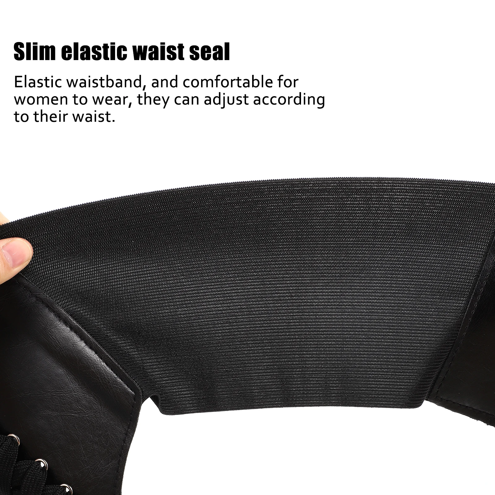 

Body Sculpting Waist Belt Pu Elastic Comfortable Waistband Slimming Corset Fitness Waist Trainer for Women