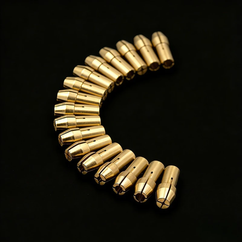 

10Pcs Brass Collet Mini Drill Chucks Adapter 0.5mm-3.2mm for Dremel Rotary Tool Accessories Electric Grinding Shank Sanding Nut