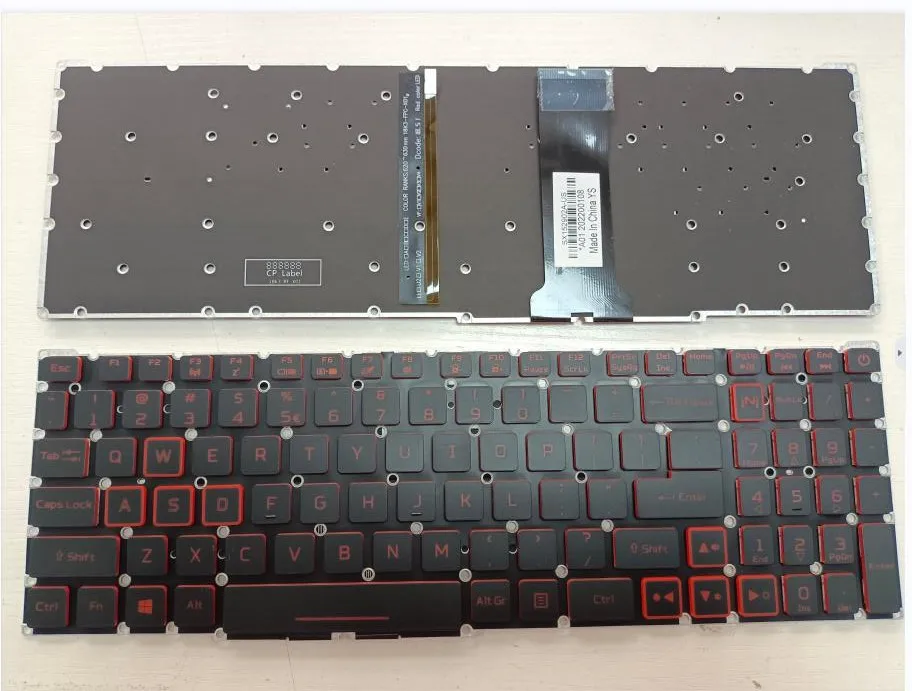 New for Acer Nitro 5 AN515-43 AN515-54 AN515-55 AN517-51 AN517-52 N18C3 N18C4 N18I2 N18I3 Keyboard US Backlit