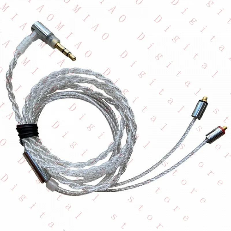 

Универсальный разъем MMCX RT, финальный C106, кабель высокой чистоты с серебряным покрытием, 3,5 мм