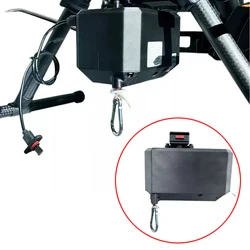 RC Plant Protection Drone Aerial Crane Winch Capstan DC 12V Voltage 5A Current PWM Control Wire Release Device with Metal Hook