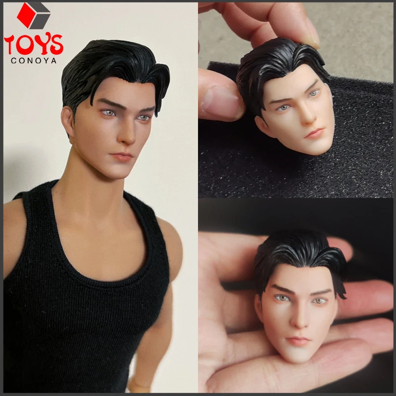 HW SPEELGOED 1/6 Schaal Che ZhiYu Head Sculpt Model Gewone Zonnebrand Huid Fit 12 " Mannelijke Soldaat Action Figure Body poppen