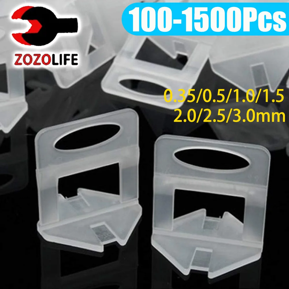 100-1500pc Fliesen ausgleichs system Clips Fliesen abstands halter Verlege abstand halter Clips für Keramik fliesen Verlegung Nivellierung Bauwerk