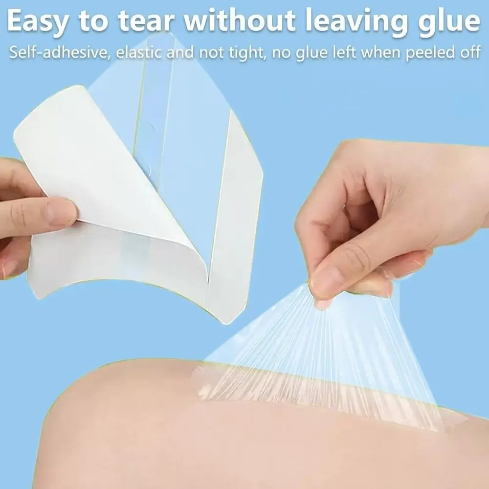 5/10/20/30/40/50 قطعة موضة غير مرئية تركيب التصحيح مقاوم للماء شفافة الساقين بقع مكافحة الغضب الجلد رفع للساقين