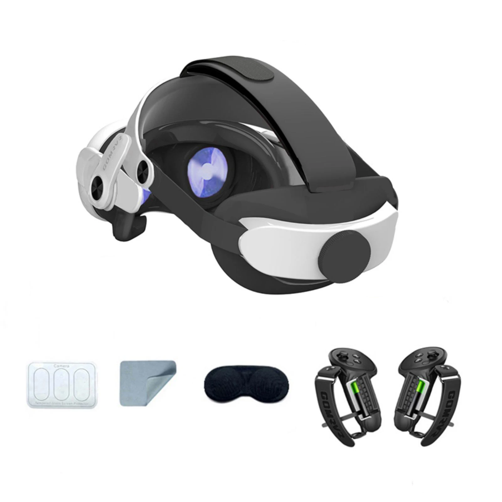 GOMRVR Replaceable Head Strap for Meta Quest 3 VR Improve Comfort Adjustable Head Strap for Meta Oculus Quest 3 Accessories - Image 2