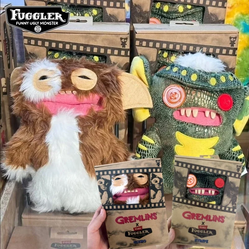 Fuggler Gremlins Ugly Cute Soft Plush Stuffed Doll Gizmo Stripe Movie Cartoon Anime Figure Teeth Monster Toy Funny Birthday Gift