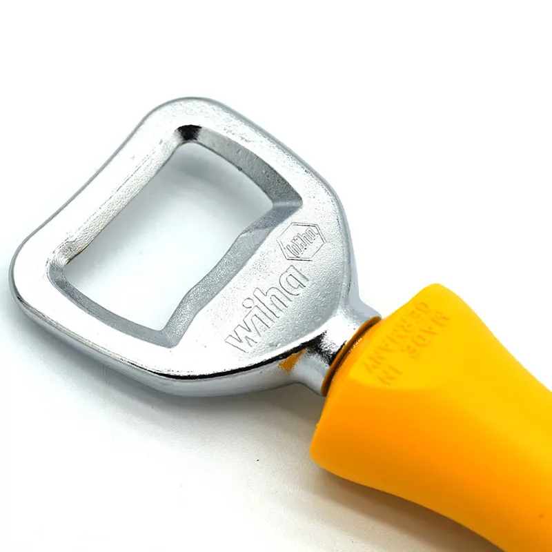 Wiha 04703 Bottle Opener Ideal for Workshop and Kitchen Multifunctional Opener with Screwdriver Handle