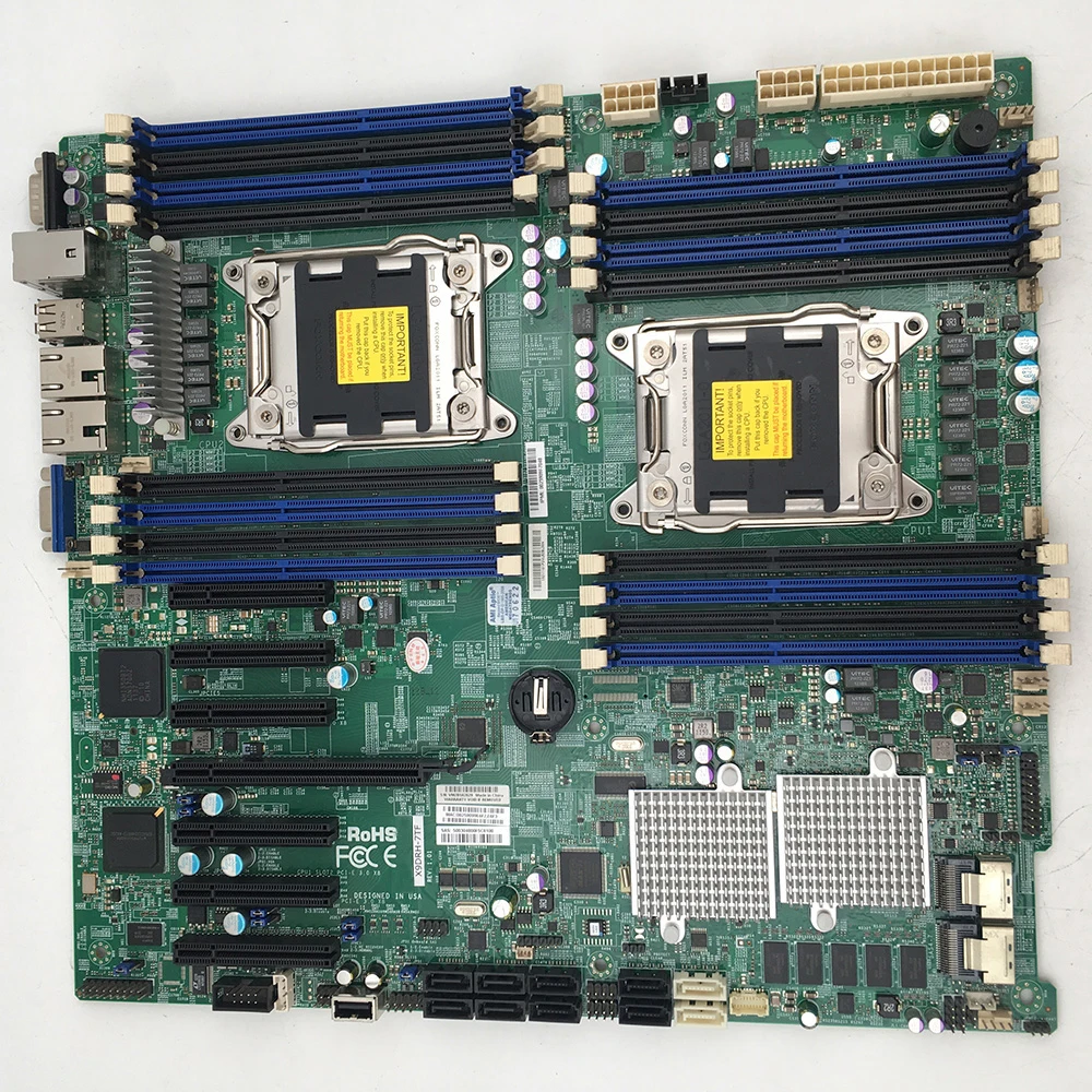 X9DRH-7TF Support E5-2600 V1/V2 Family LGA2011 DDR3  ECC For Supermicro Server Motherboard