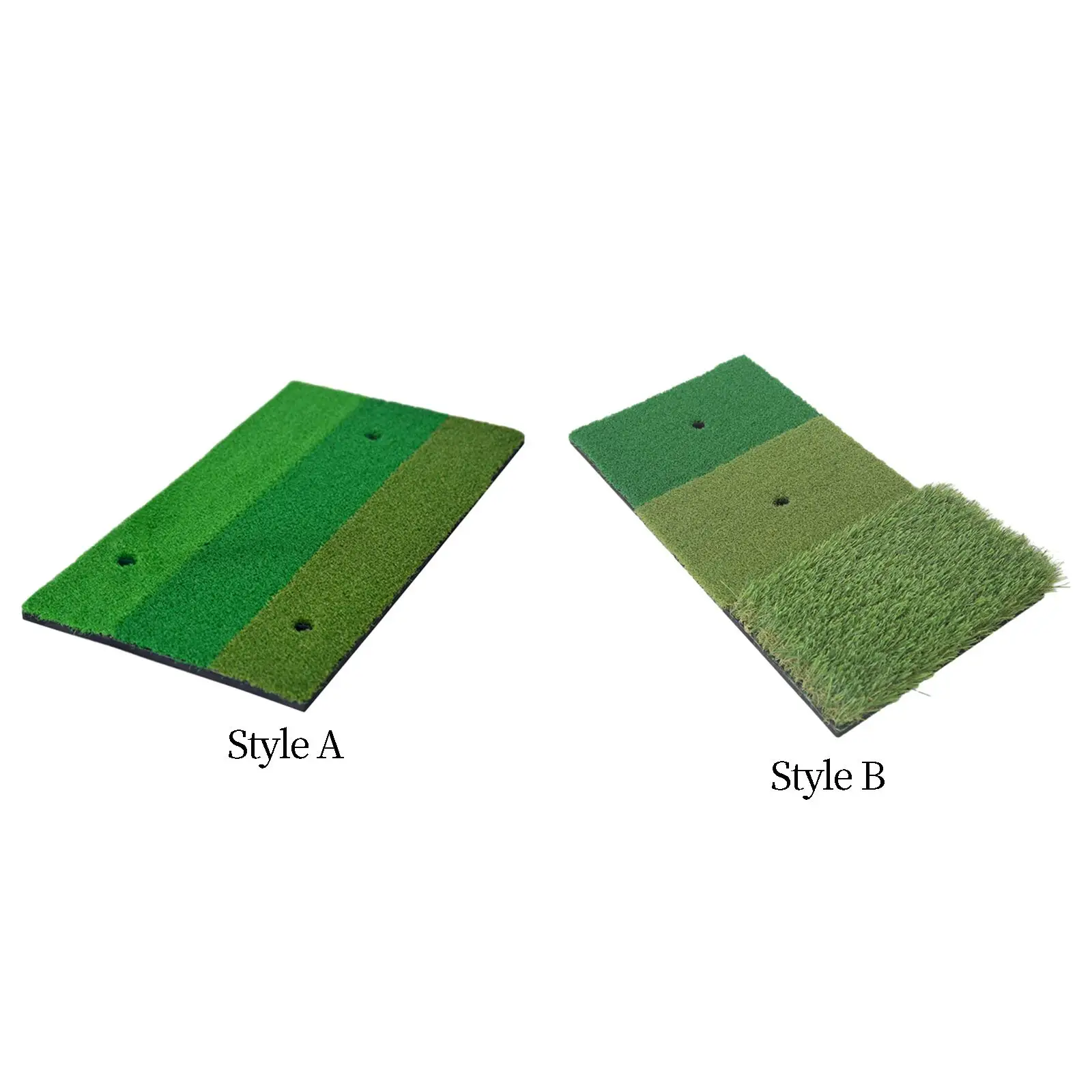 

Golf Hitting Mat Putting Mat Foldable 60x30cm Portable 3in1 Putting Training