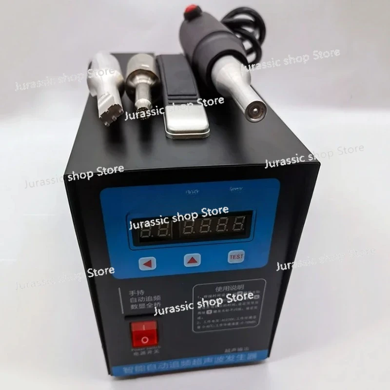 

Handheld Ultrasonic Spot Welding Machine Portable Plastic Spot Welder Fabric Plastic Welding Machine 220V 1000W 28KHz 0-15mm