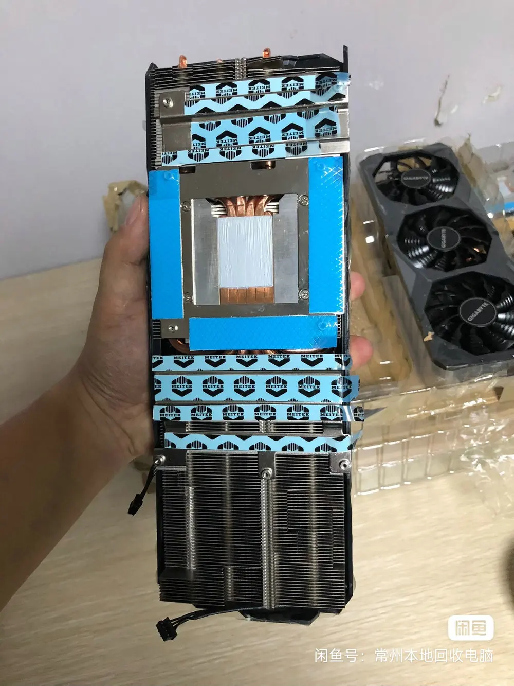 Imagem -02 - Radiador Refrigerador para Gigabyte Rtx2080ti Placa Gráfica Wf3 Novo