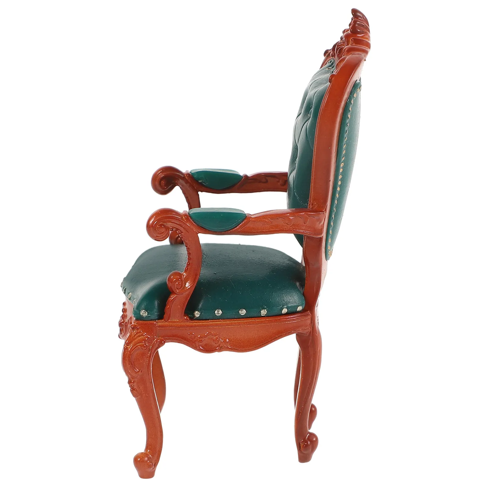 

Miniature Sofa Armchair 1 12 Scale Vintage Living Room Seat Tiny Upholstered Chair Miniature Furniture