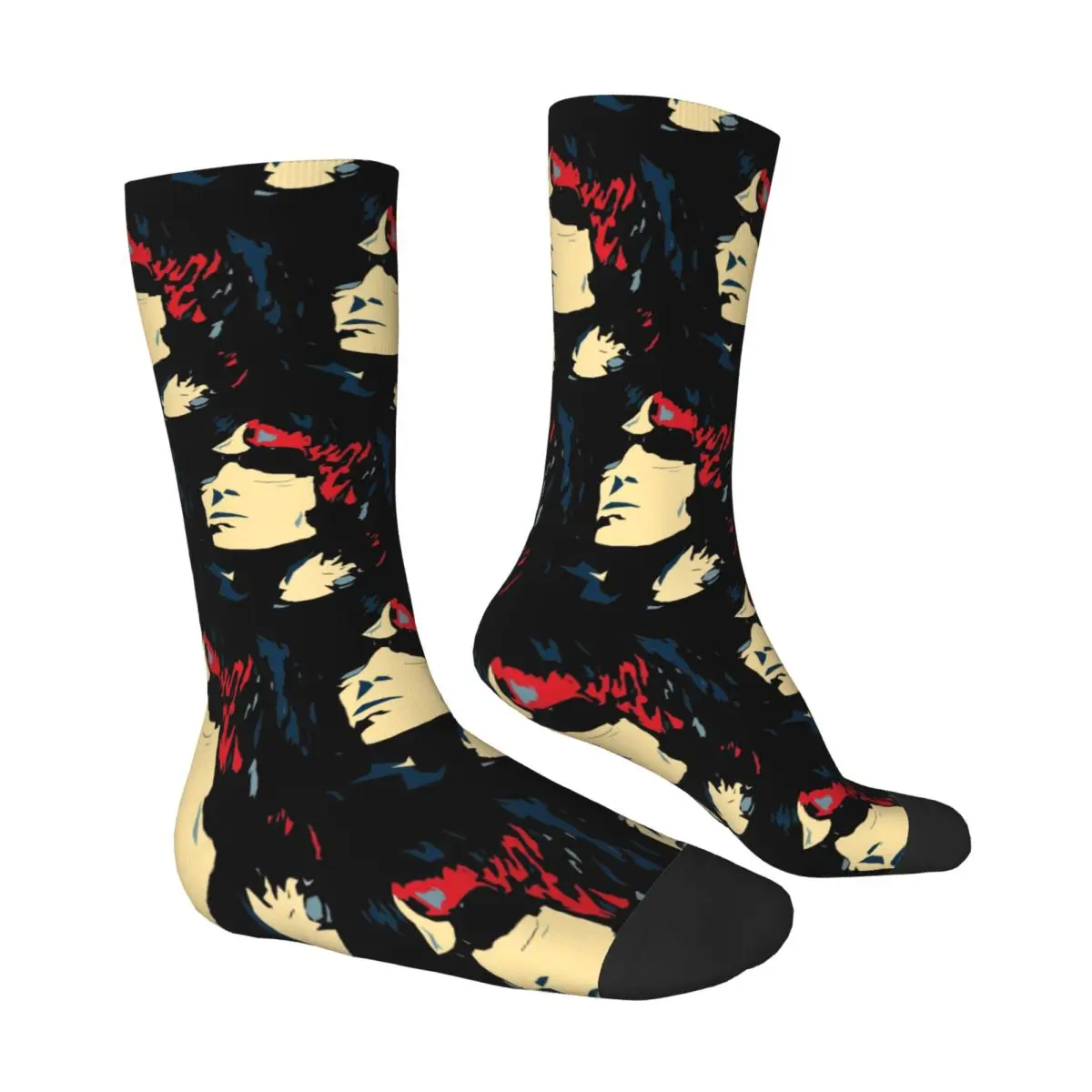 Vintage Liam Gallagher Art Socks Winter Stockings Casual Men High Quality Socks Graphic Outdoor Non Slip Socks