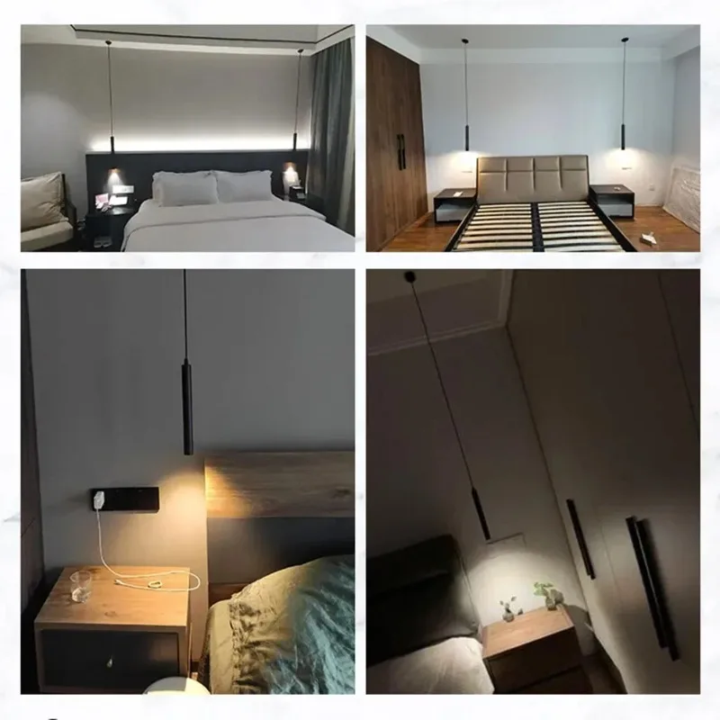

Minimalist Pendant Lights Nordic Modern Hanging Lamp for Bedroom Bedside Chandelier Decoration Corridor Ceiling Lighting