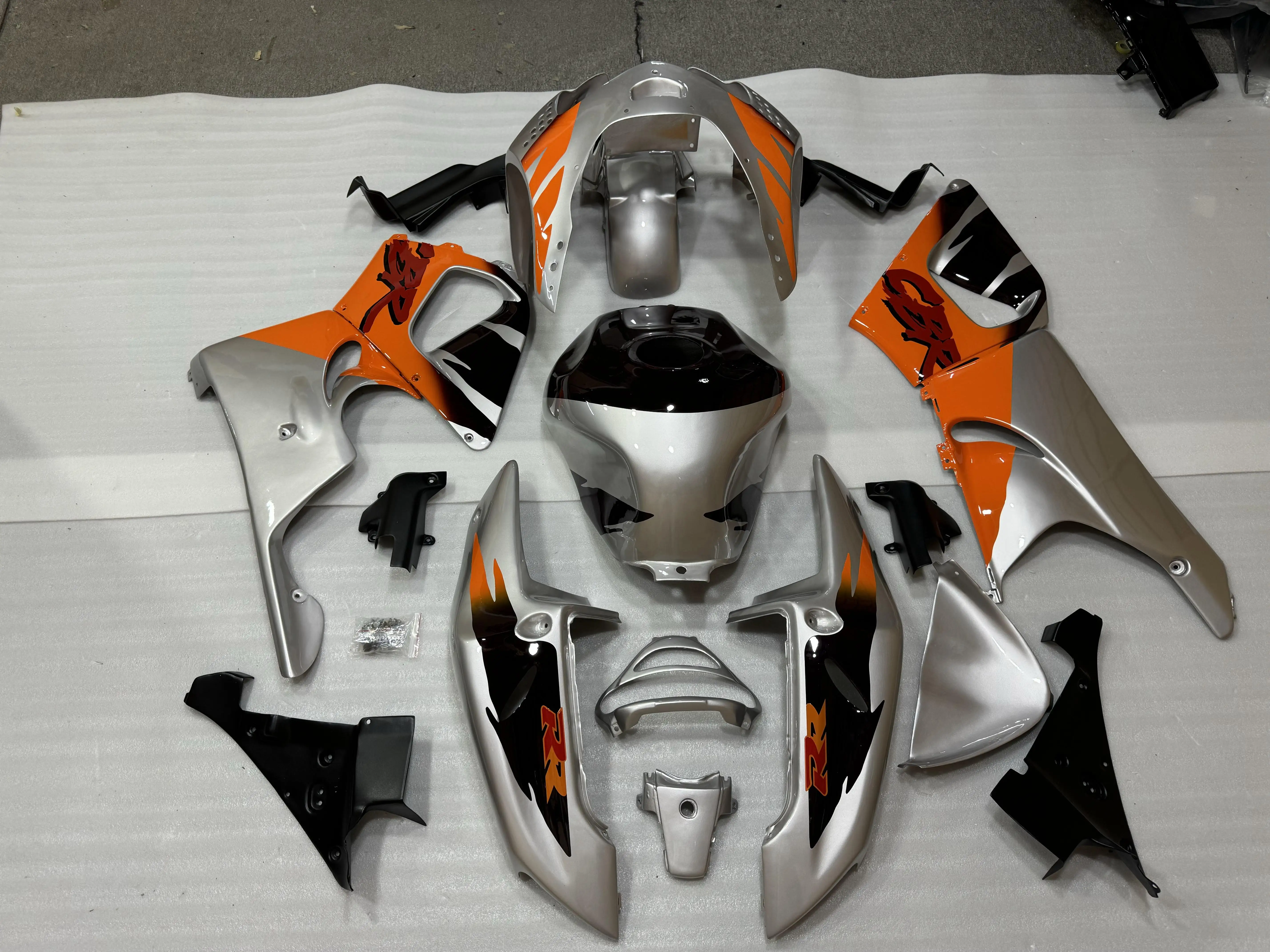 Fairing Kit Fit For HONDA CBR 900RR 900 1998 1999 Orange Black Fairing CBR900RR 919 98 99 ABS Plastic Motorcycle Shell Accessori