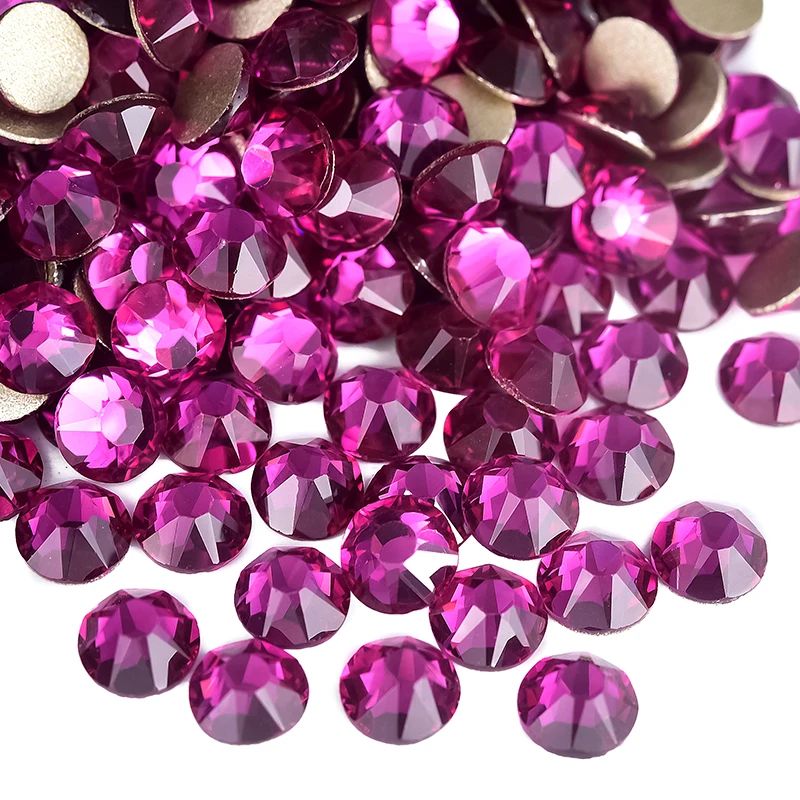 Billow Violet 2088 Non-Hotfix Strasssteine SS16-SS30 Gold Flatback Glitzer Strass Kristall Grüne Steine für Nagelkunst-Dekorationen – Detail 9