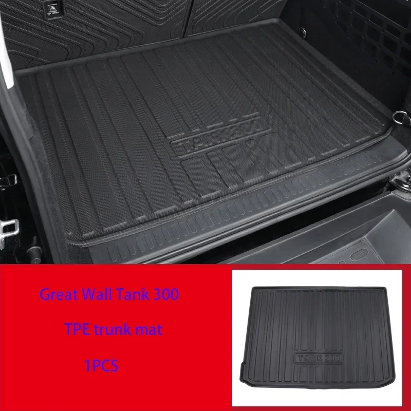 New！For WEY GWM Tank 300 all-inclusive cargo compartment mat environmental protection waterproof TPE tail box mat 2021 2022 2023