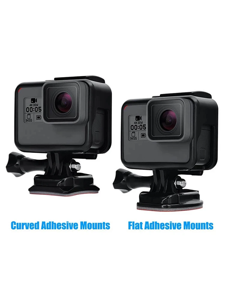 Zubehör-Set, Einstellarm, selbstklebende Basisschraube, J-Haken für GoPro Hero 13 12 11 10 9 Insta360 SJCAM AKASO DJI OSMO Action-Kamera – Detail 4