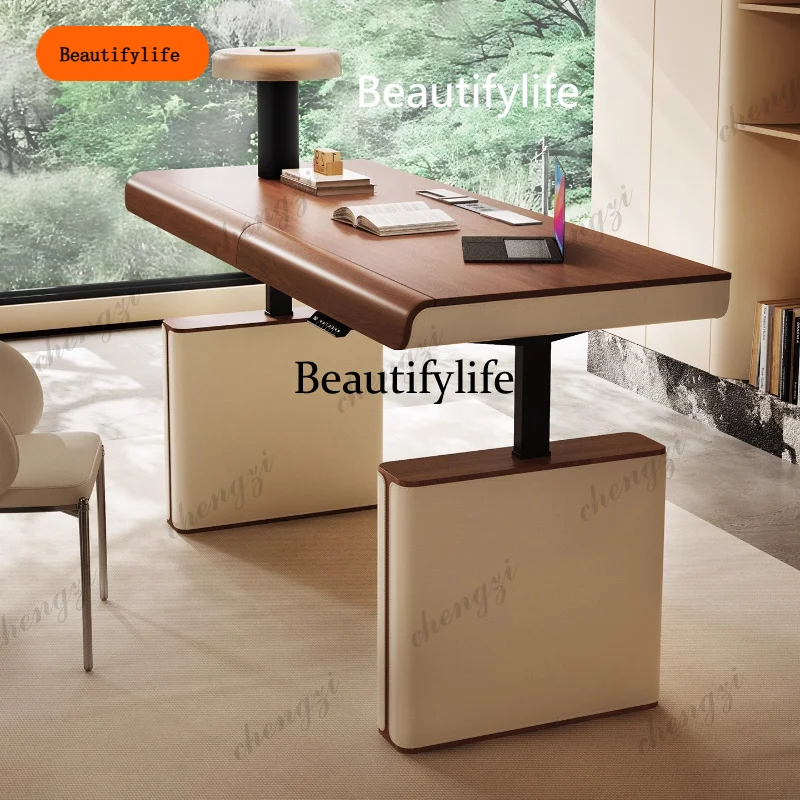 

B456 luxury electric lift office table Computer desk gaming desk Room desks standing desks study tables Lift up table Furniture