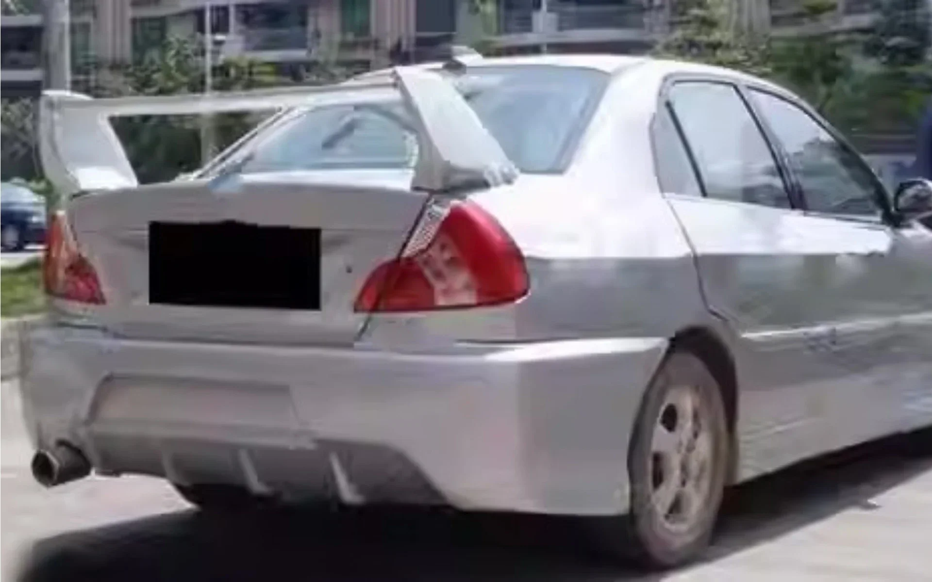 Kit de carrocería, conjunto de parachoques delantero y trasero para Mitsubishi Lancer 9th Convert EVO 9, accesorios envolventes para coche