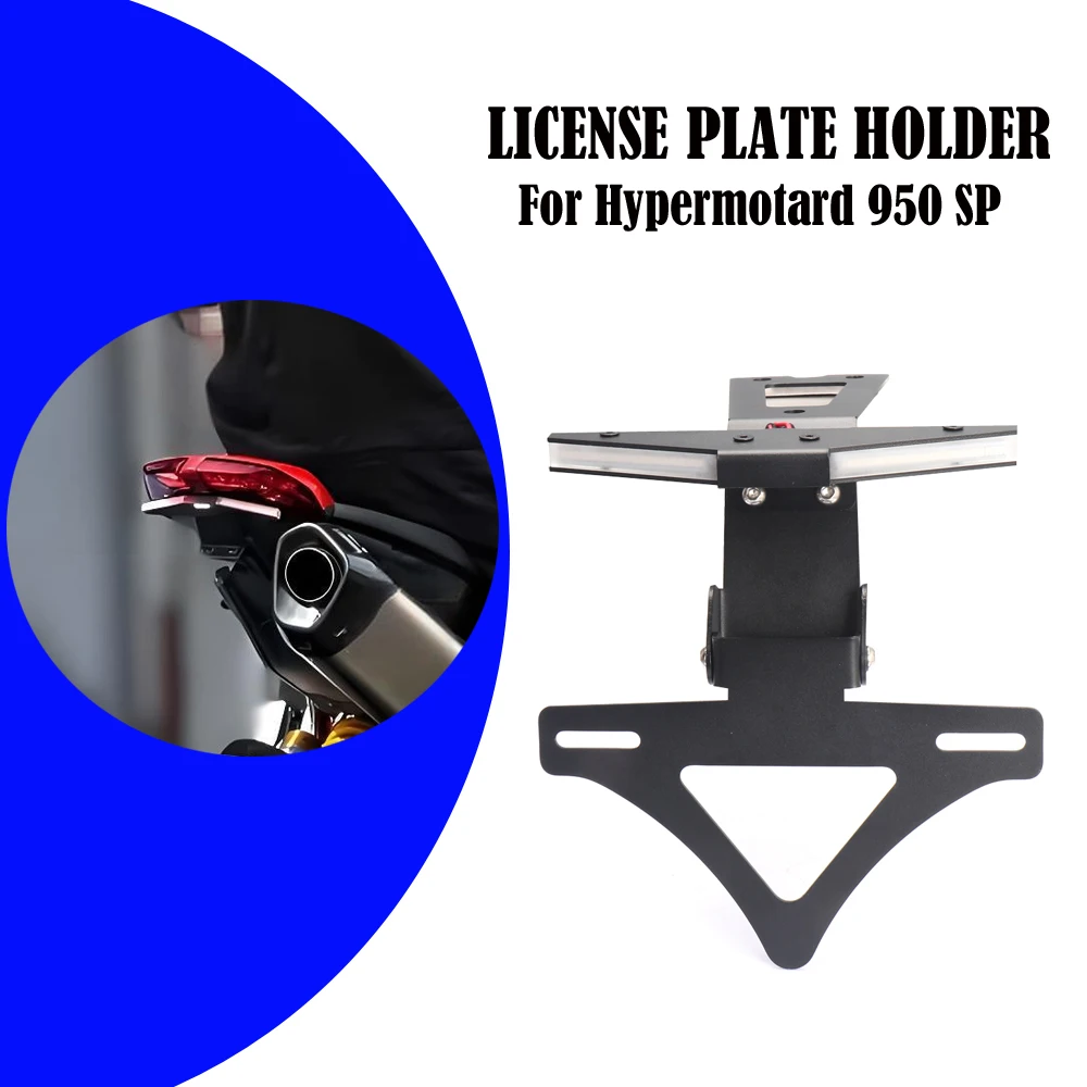 

Motorcycle Modification parts license plate holder integrated with turn signal integrated Short tail FOR HYPERMOTARD 950 18-23