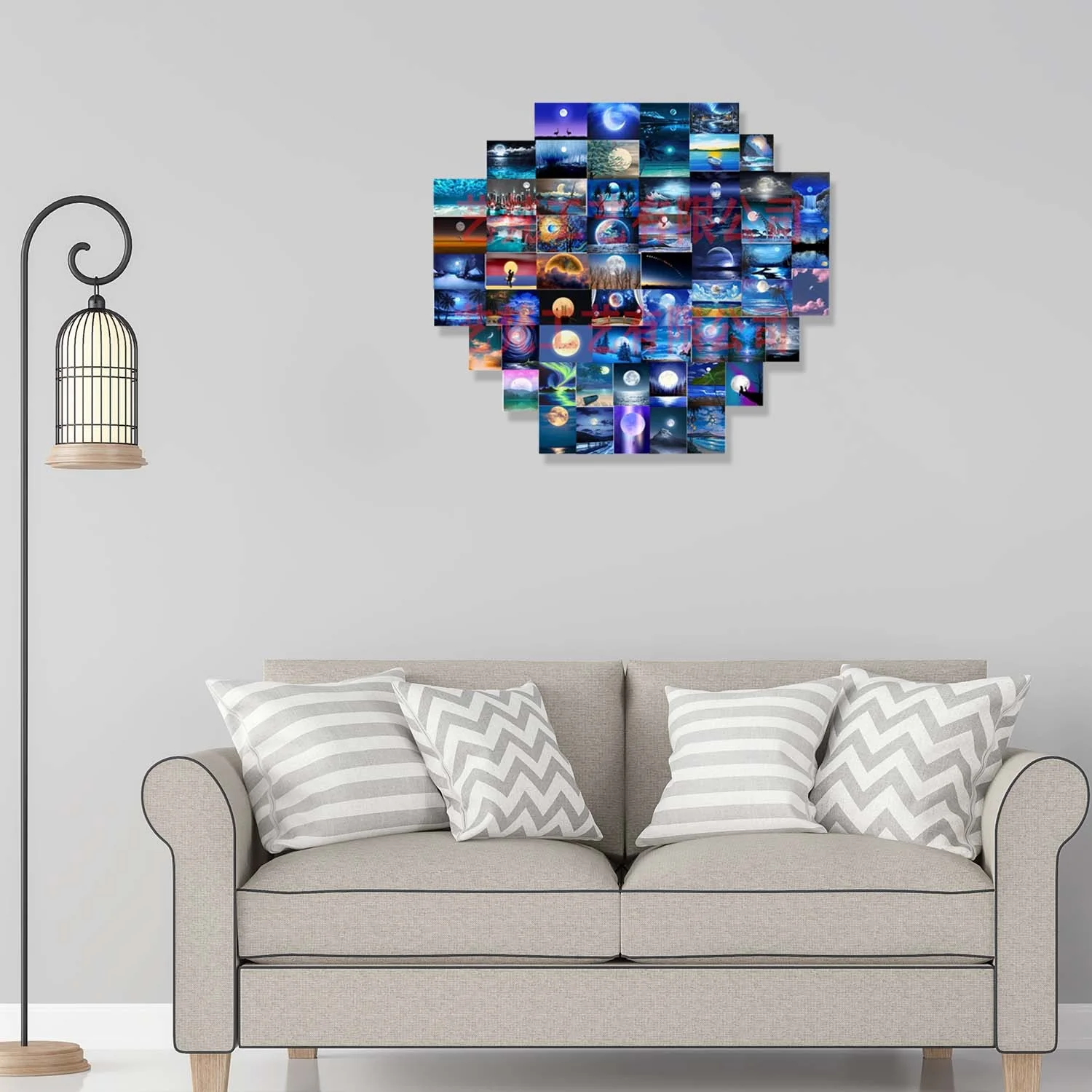 ชุดภาพโปสการ์ดภาพปะติดผนังชุดภาพปะติดผนังโปสเตอร์สวยงามของตกแต่งห้องนอน