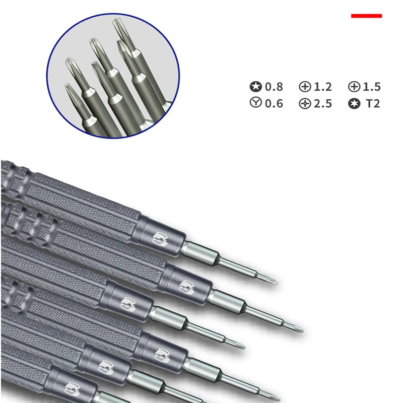 Mechanic iMini Ishell 3D Precision Screwdriver Set Steel Gun 1.2mm Phillips/0.6mm Y/ Pentalobe Screwdrivers for iPhone Repair