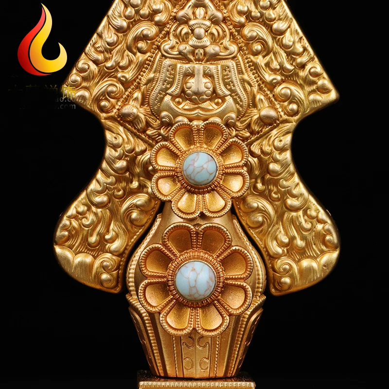 Wholesale Buddhist articles HOME OFFICE efficacious rite Guardian Mascot Buddhism ceremonies worship dolma gilding statue