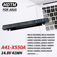Battery for Asus A41-X550A R510C X550C X550L X550J R510L X550CA X552E X550V K550L F550V X550A P550C X550EA X550D R510 X550VX