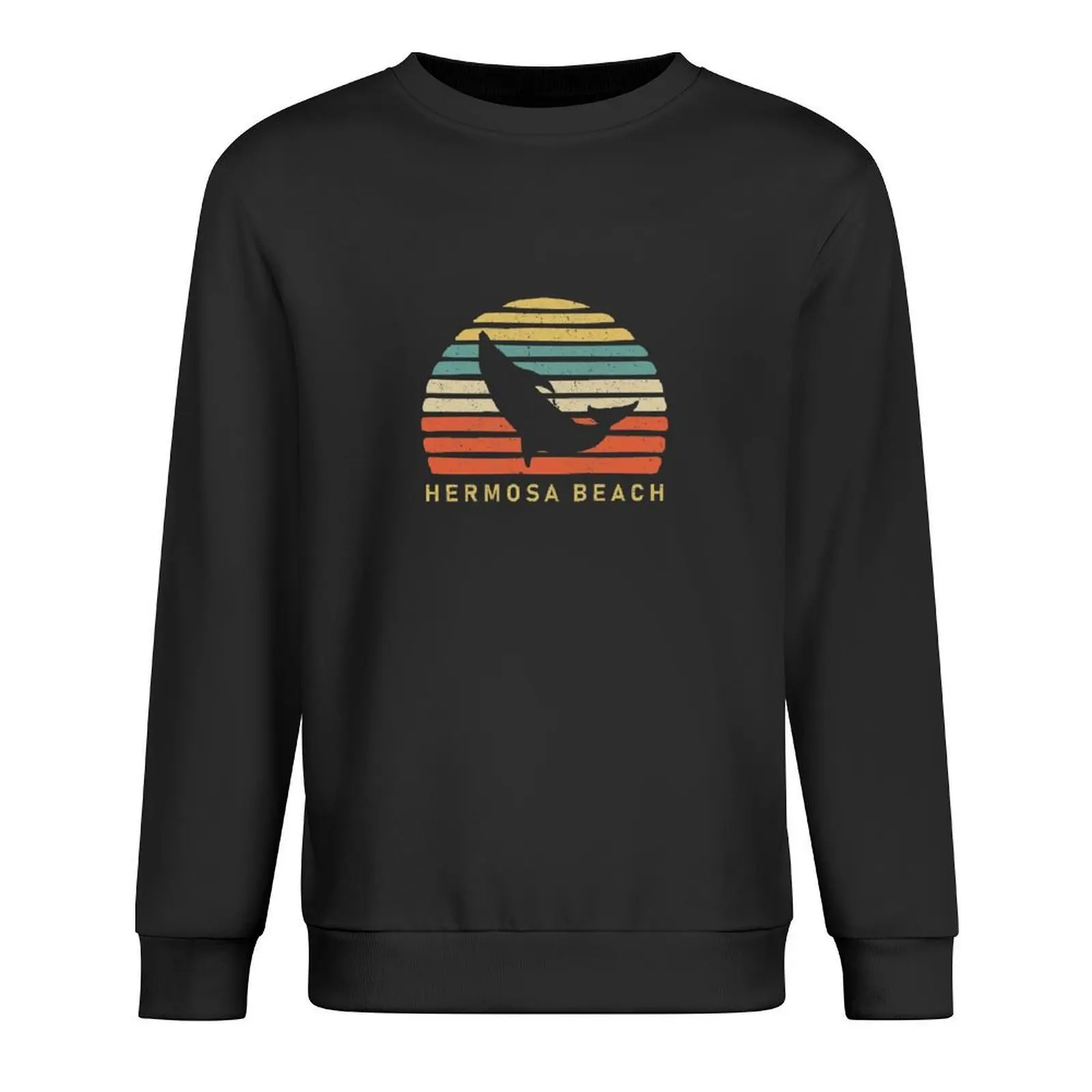 بلوفر ريترو هيرموسا بيتش دولفين هدية ملابس شتوية ملابس رجالي ملابس على الطراز الكوري بدلة رياضية كبيرة الحجم