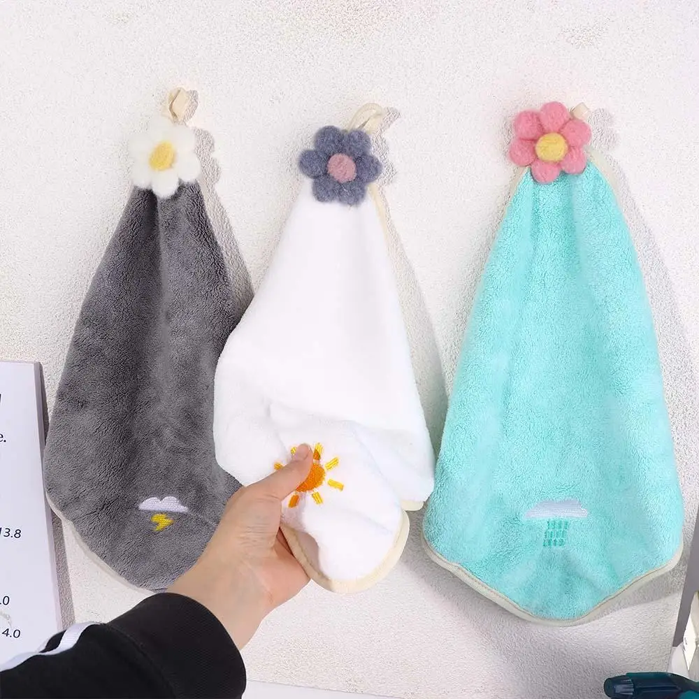 

Thicken Soft Absorbent Cloth Microfiber Bathroom Kitchen Wipe Kitchen Rags Handkerchief Dishcloths Kitchen Towels Hand Towel