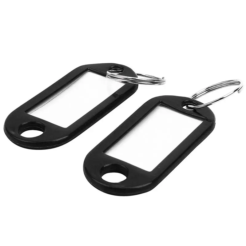 N34R-Key Ring Tags(400Pcs Black)