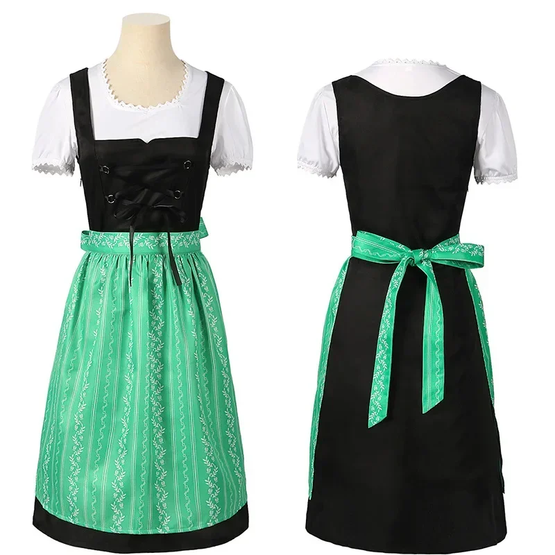 2025 할로윈 카니발 드레스 맥주 축제 의류 스플릿 사이즈 슬링 팬츠 세트 바이에른 여성 의류