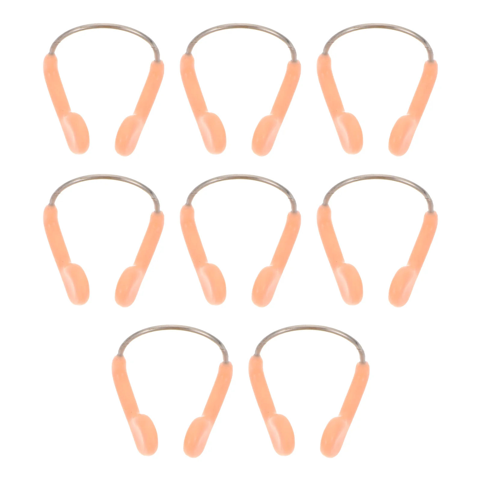 

8pcs Waterproof Clips For Men Women Adult Durable Reusable Pool Swimming Clip Nose Protector Beginners Learners Reusable