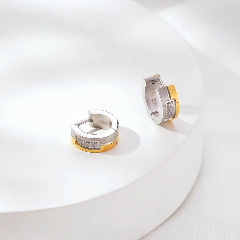 New Arrivals Stainless Steel Europe And America Fashion Minimalism Hoop Earrings Jewelry Gift For Women