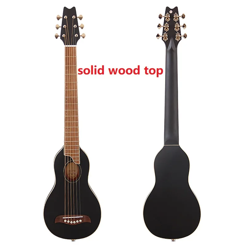 楽器 Folk Guitar 33 Inch Mini Acoustic Guitar 6 String Folk Guitar