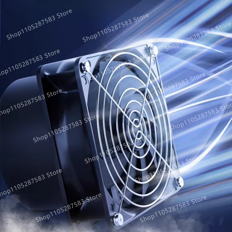 Industrial soldering fume extractor fan with bracket