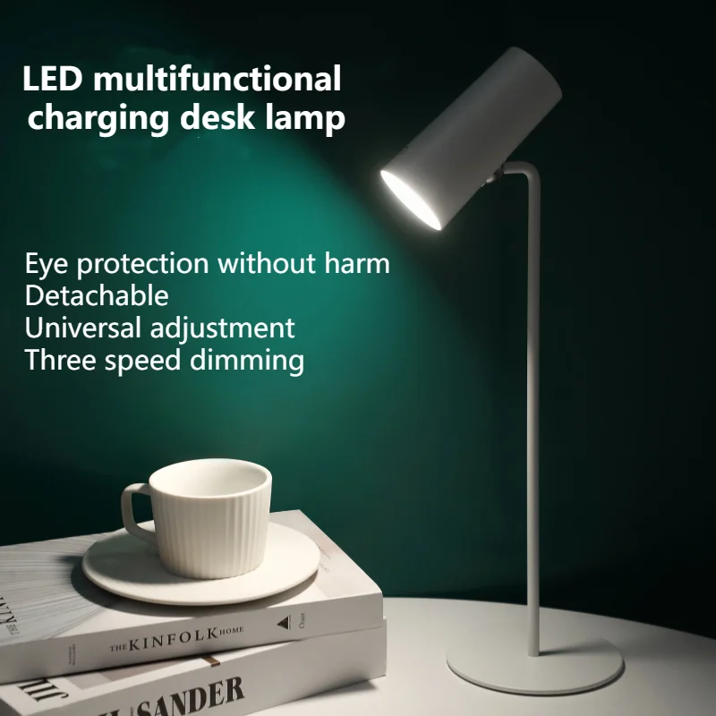 Creative USB Detachable Desk Lamp Learning and Reading LED Multifunctional Eye Protection Atmosphere Sunset Light