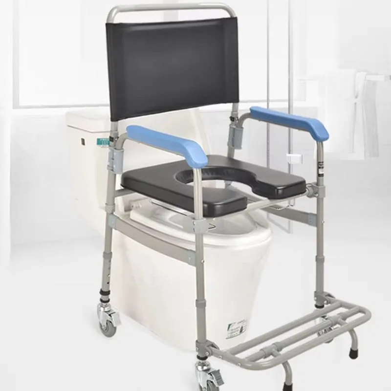 

Foot Step Bathroom Chair Portable Telescopic Foldable Folding Toilet Minder Stool Disabled Elderly Tabouret Unique Furniture