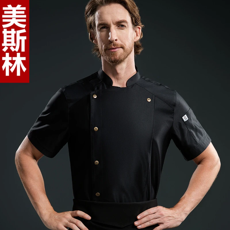 chef's-workwear-for-spring-and-summer-men's-clothing-for-hotels-restaurants-catering-canteens-back-kitchen-attire-short-sl
